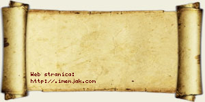 Danica Stojmenović vizit kartica