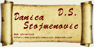 Danica Stojmenović vizit kartica